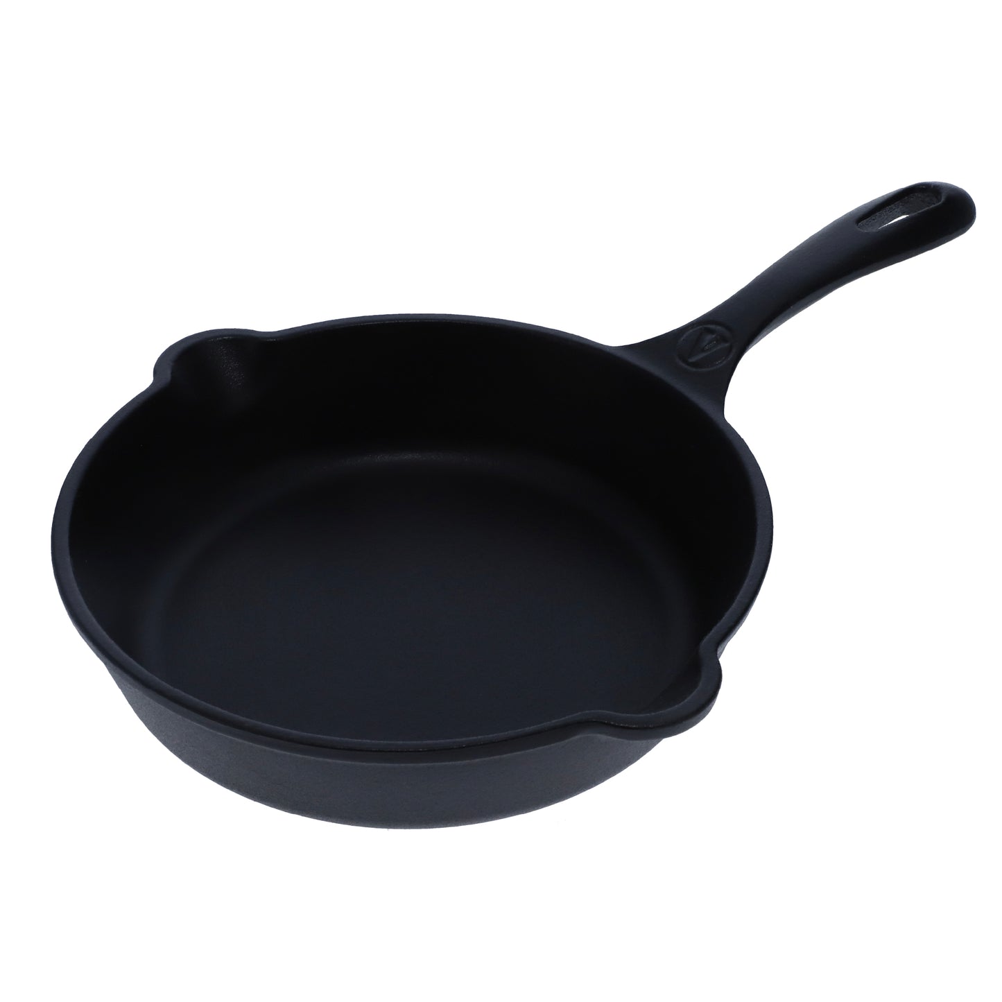 Victoria Sartén Hierro Fundido Curado Inducción 20cm, Apta Fuego, Barbacoa, Horno Cast Iron Skillet, 39363, Negro_0