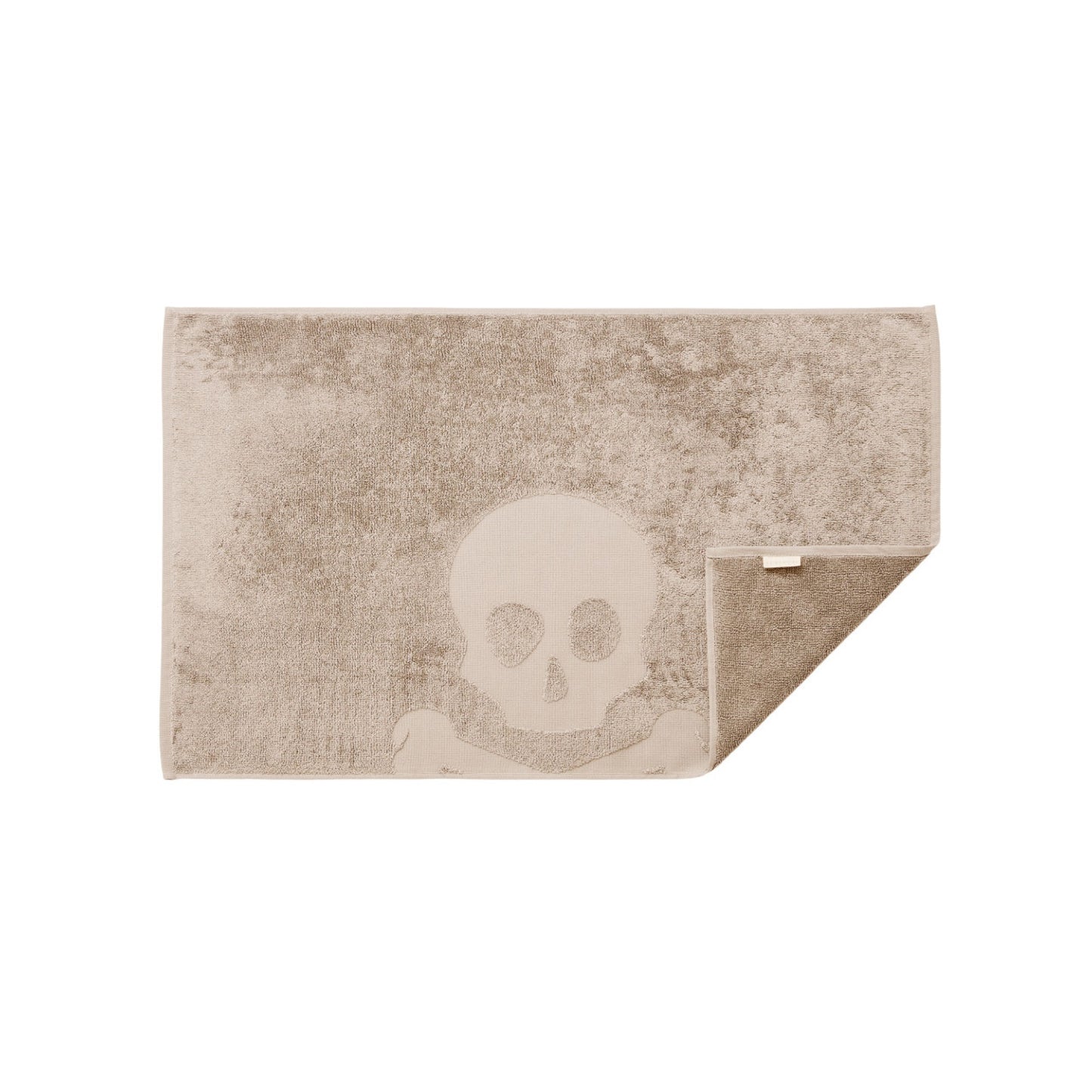 Alfombra De Baño Calavera 50x80cm 100% Algodón 750gsm Beige Scalpers Home