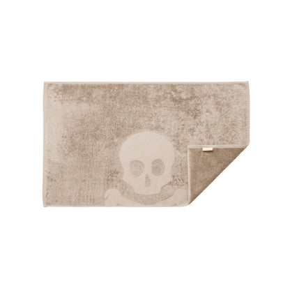 Alfombra De Baño Calavera 50x80cm 100% Algodón 750gsm Beige Scalpers Home