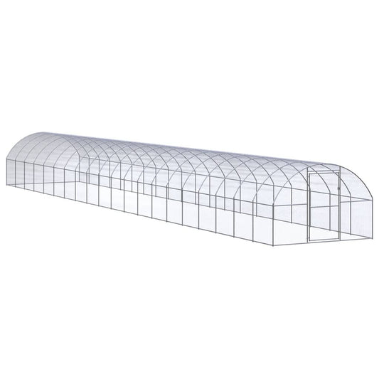 Vidaxl Gallinero De Exterior De Acero Galvanizado 3x20x2 M_0