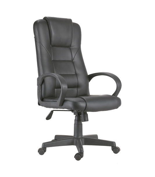 Sillón Despacho Negro Giratorio Lawyer 64cm(ancho) 118/126cm(altura) 64cm(fondo)._0