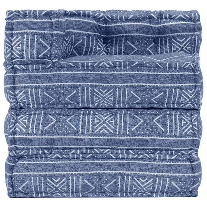 Vidaxl Puf Modular De Tela Indigo_1