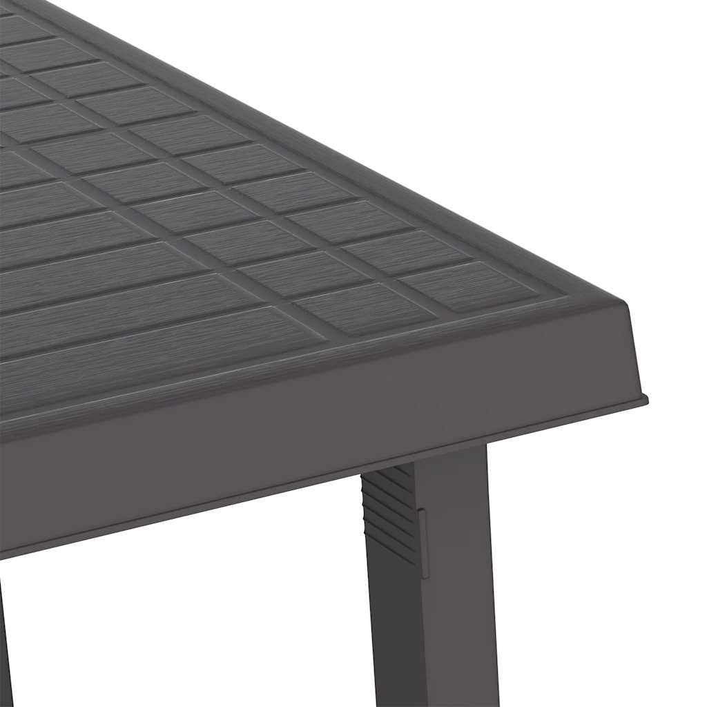 Vidaxl Mesa De Camping Aspecto De Madera Pp Gris Antracita 79x56x64 Cm_4