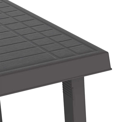 Vidaxl Mesa De Camping Aspecto De Madera Pp Gris Antracita 79x56x64 Cm_4