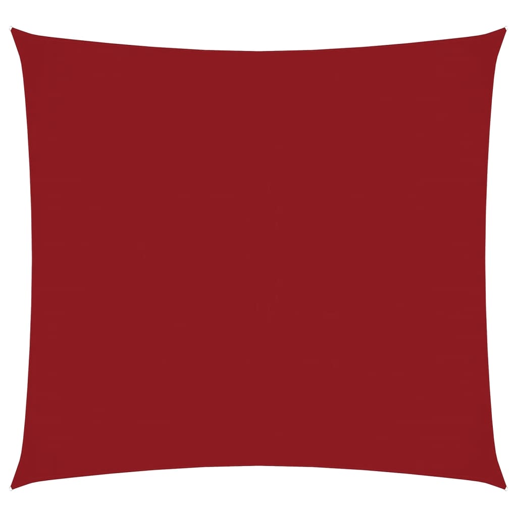 Toldo De Vela Cuadrado Tela Oxford Rojo 4x4 M_0