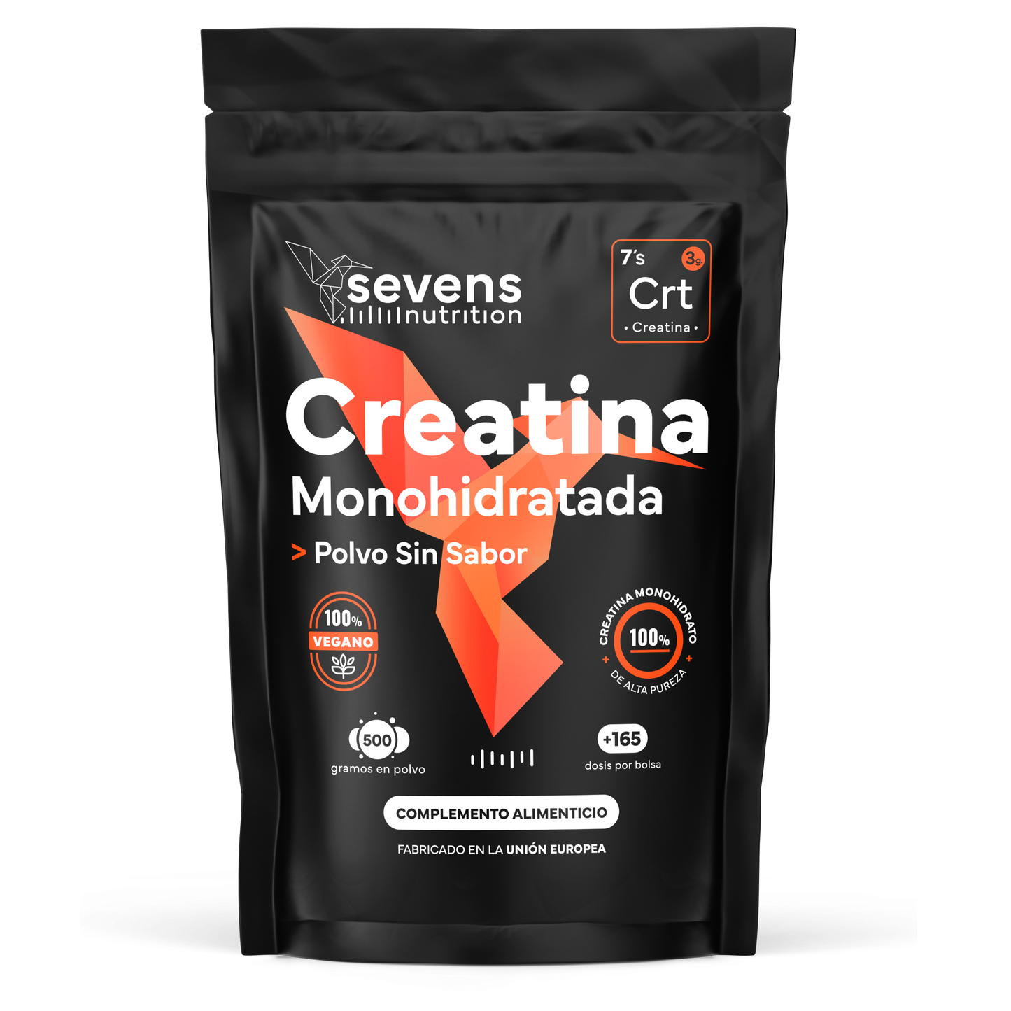 Creatina Monohidratada Sevens Nutrition. Más Fuerza, Energía Y Resistencia.