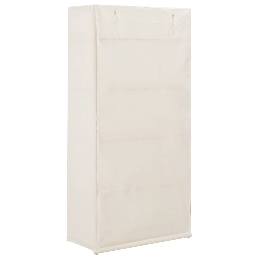 Armario De Tela Blanco 79x40x170 Cm_2