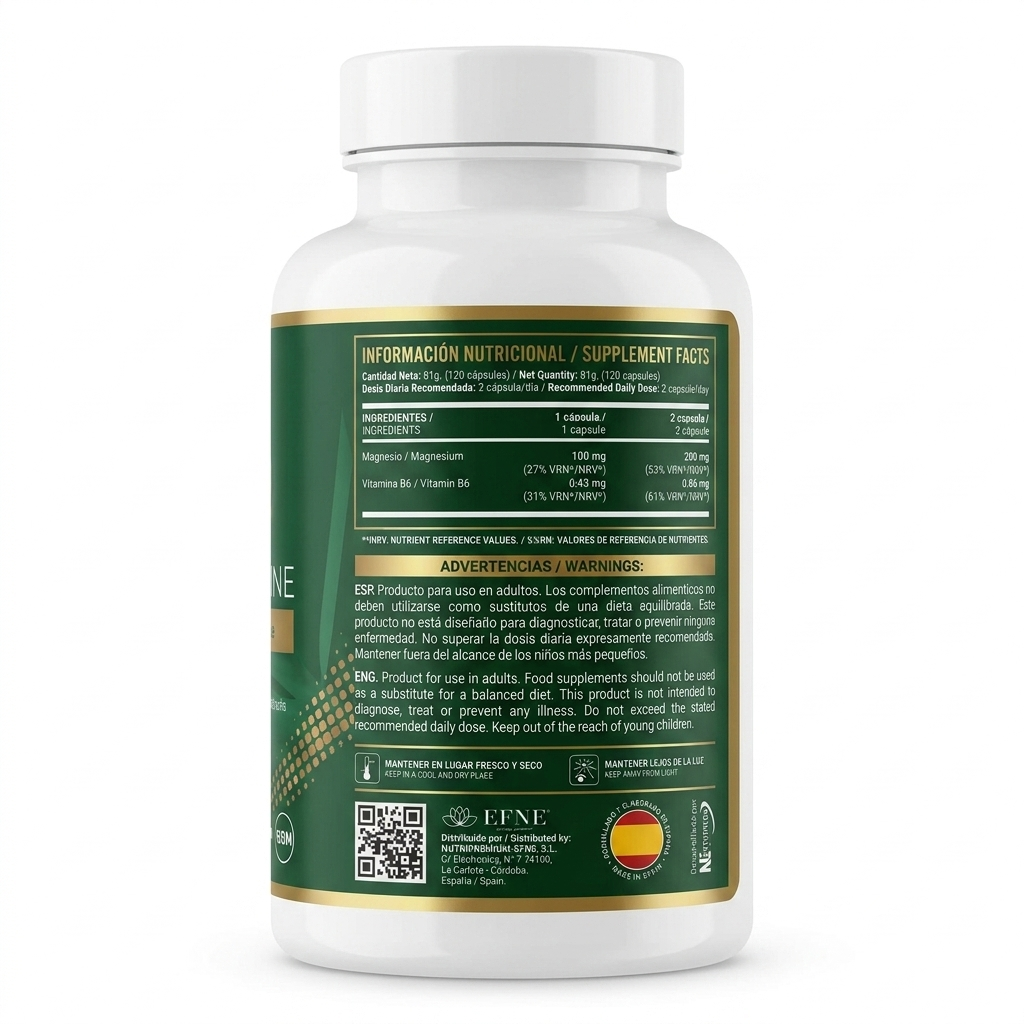 Magnesio Bisglicinato Efne – Sueño, Relajación Y Energía Natural_2