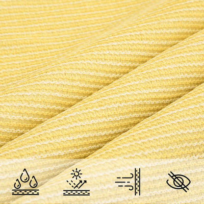 Vidaxl Toldo De Vela Beige Hdpe 160 G/m² 4x7 M_4