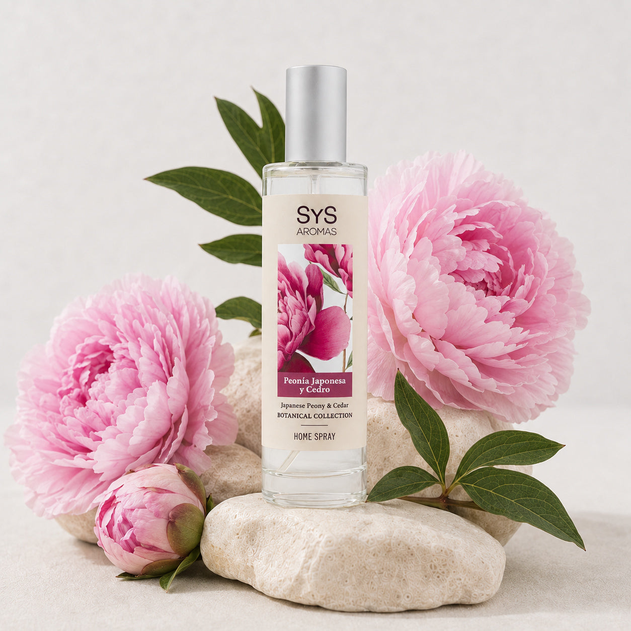 Ambientador Pulverizador Peonía Japonesa y Cedro SYS Aromas 100 ml | Floral y Amaderado | Armonizante_1