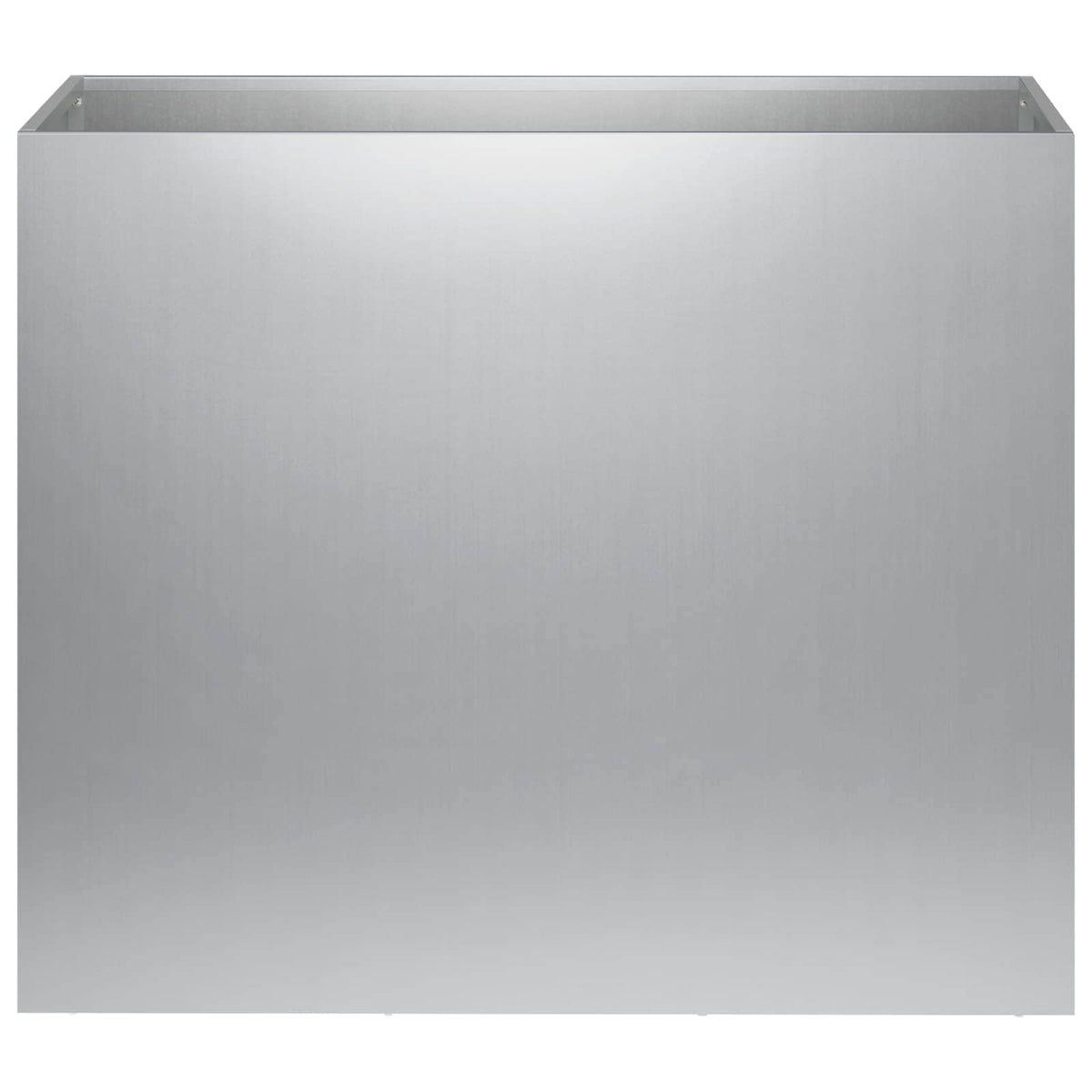 Macetero De Jardín Plateado 60 X 30 X 50 Cm Acero Galvanizado_2