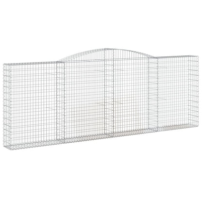 Cestas De Gaviones 3 Uds Forma De Arco Hierro 400x30x140/160 Cm_2