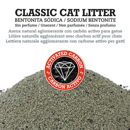 Classic Cat Litter Arquivet 10 Kg Arena aglomerante bentonita