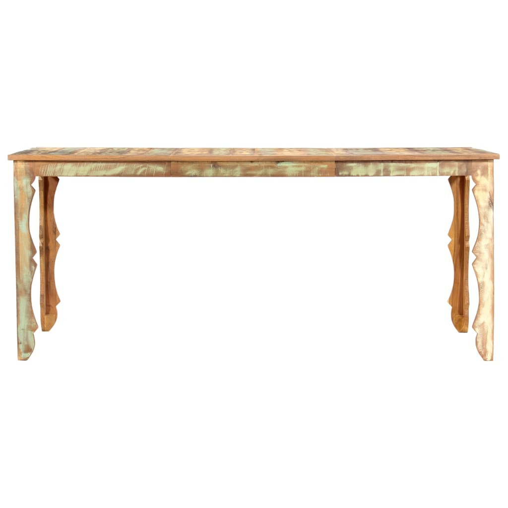 Mesa De Comedor De Madera Maciza Reciclada 180x90x76 Cm_0
