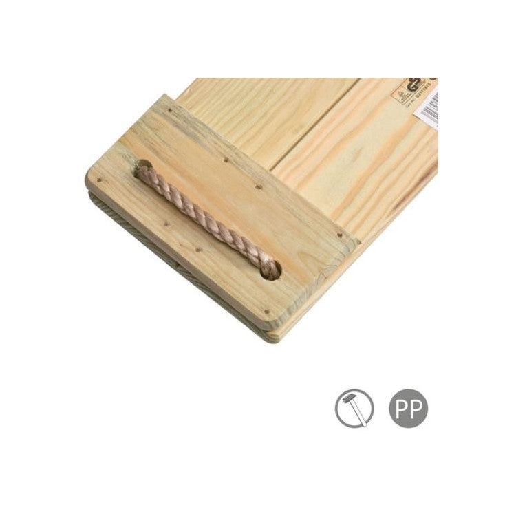 Asiento Plano De Madera Masgames Large.