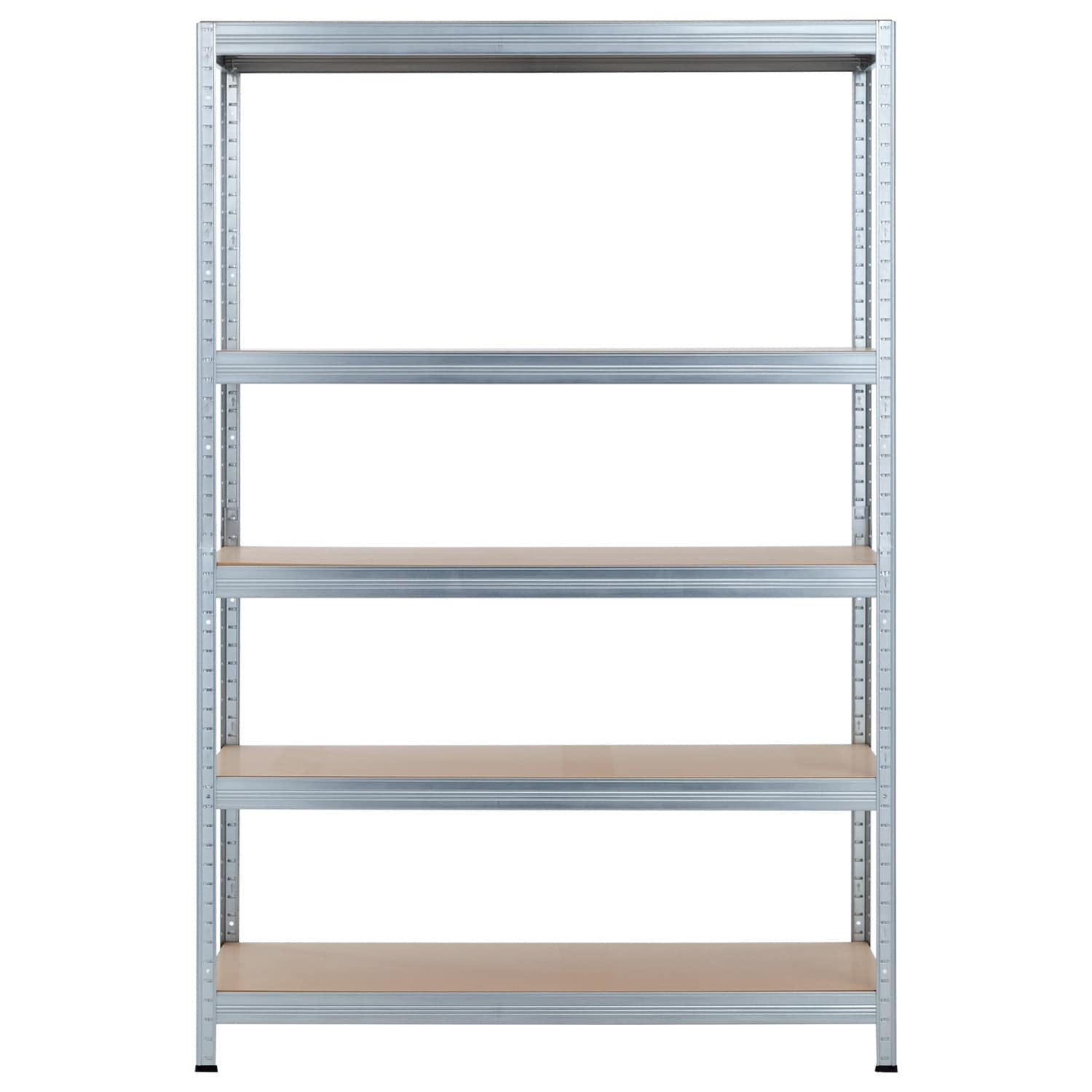 Estantería Modular Galvanizada Con 5 Baldas Ajustables 180x120x60cm 1250kg 7house_1