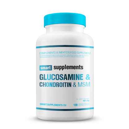 Glucosamina, Condroitina Y Msm - 120 Cápsulas Vegetales - Glucosamina - Smart Supplements_0