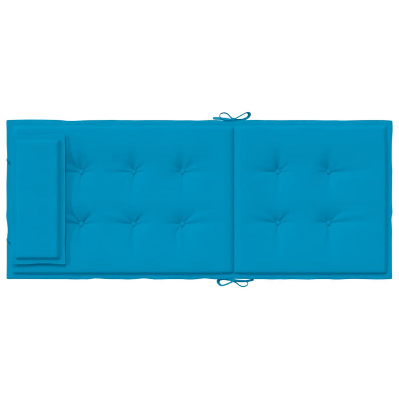 Vidaxl Cojines De Silla Con Respaldo Alto 4 Uds Tela Oxford Azul Claro_5