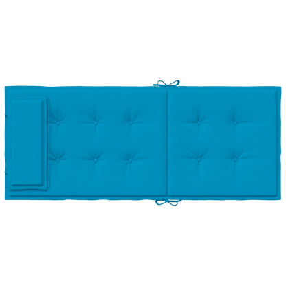 Vidaxl Cojines De Silla Con Respaldo Alto 4 Uds Tela Oxford Azul Claro_5