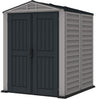 Duramax - Caseta Cobertizo Jardín - Yardmate  Plus 5x5 - Pvc - Gris Claro/oscuro