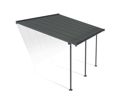 Pérgola adosada Capri 299x434 cm gris Canopia by Palram