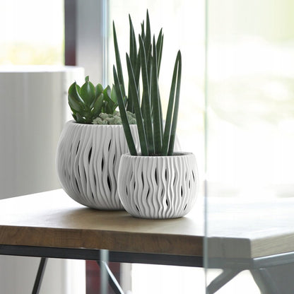 Prosperplast Bowl Sandy De Plástico Con Depósito En Color Antracita, 21,8 (alto) X 37 (ancho) X 37 (profundo) Cms