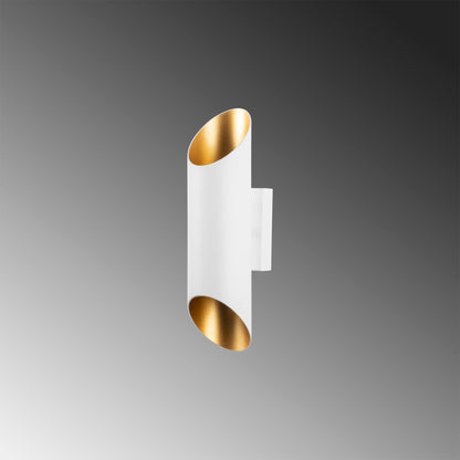 Aplique De Pared, Metal , Blanco, 8x12x30, Casquillo 2 X G9 Max 10 W_2