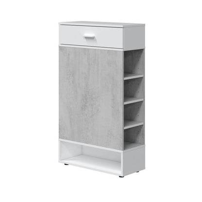 Zapatero 1 Cajón Multiusos Melamina, Blanco, 67 X 119 X 28cm_1