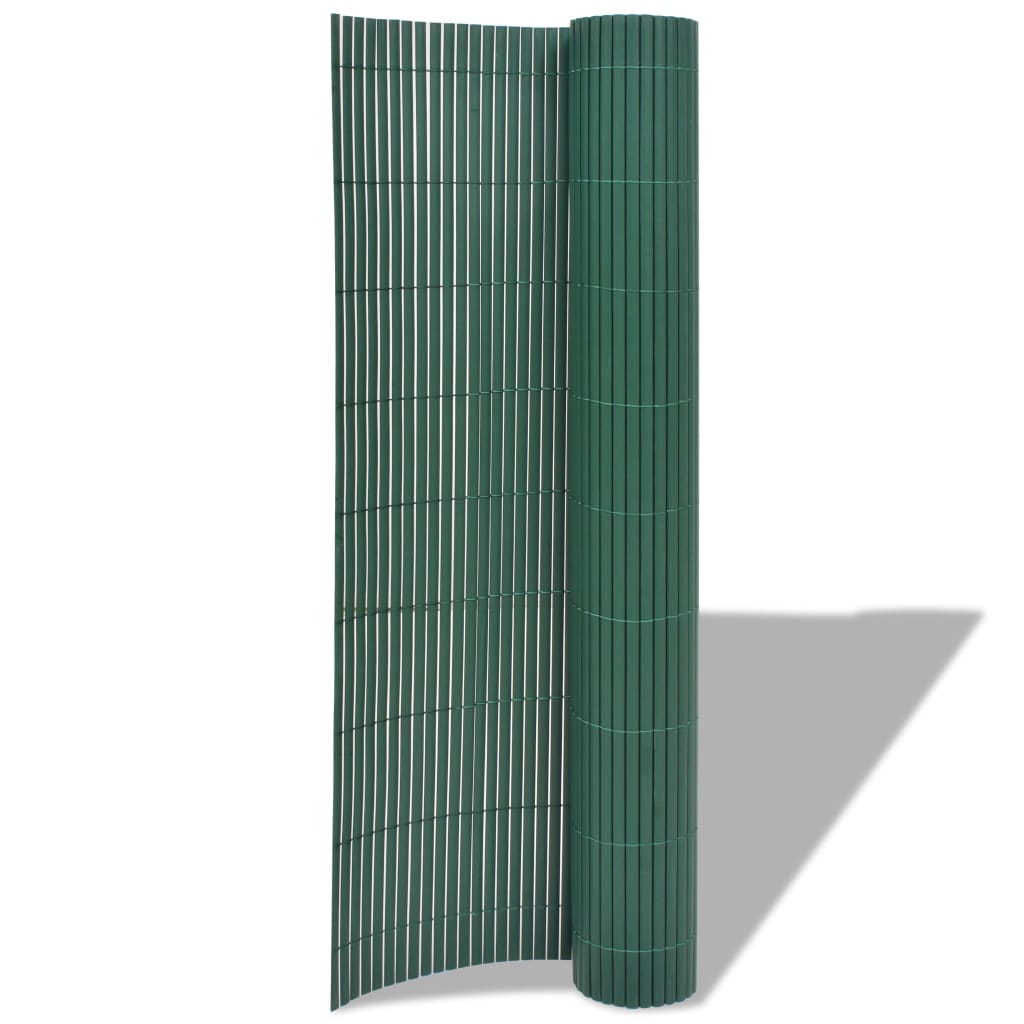 Valla De Jardín De Doble Cara Pvc Verde 90x500 Cm / Vetonek_2