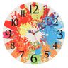 Reloj Decorativo Multicolor Mdf De Pared