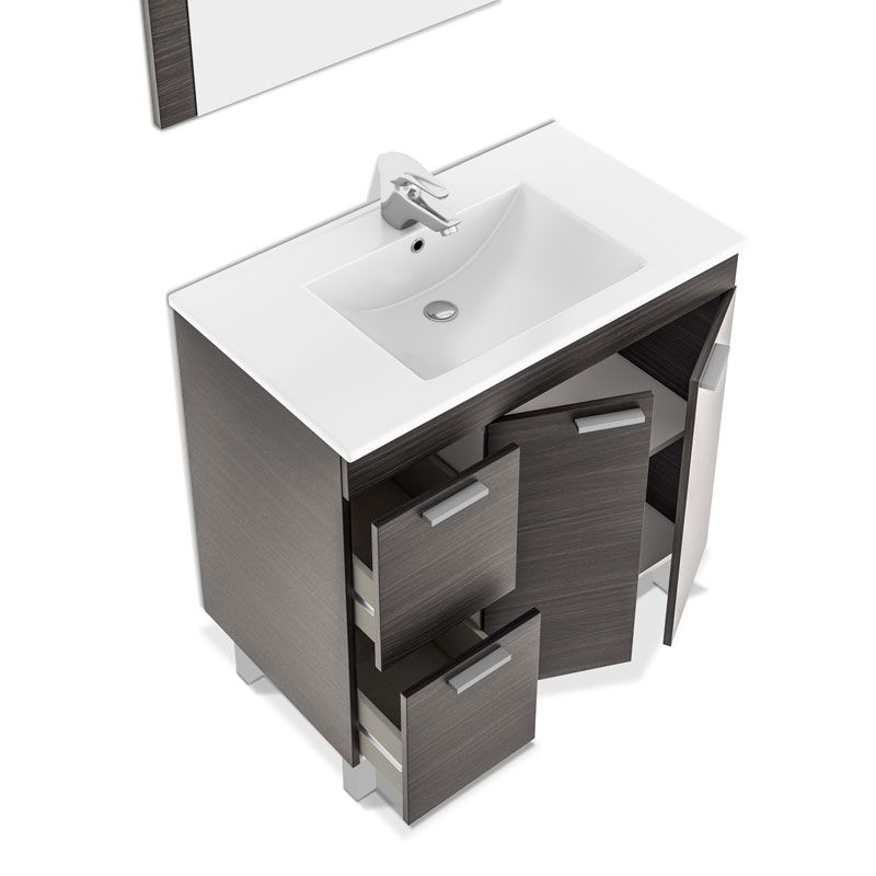 Mueble Aktiva 2 Puertas 2 Cajones 1 Espejo Ancho 80_4