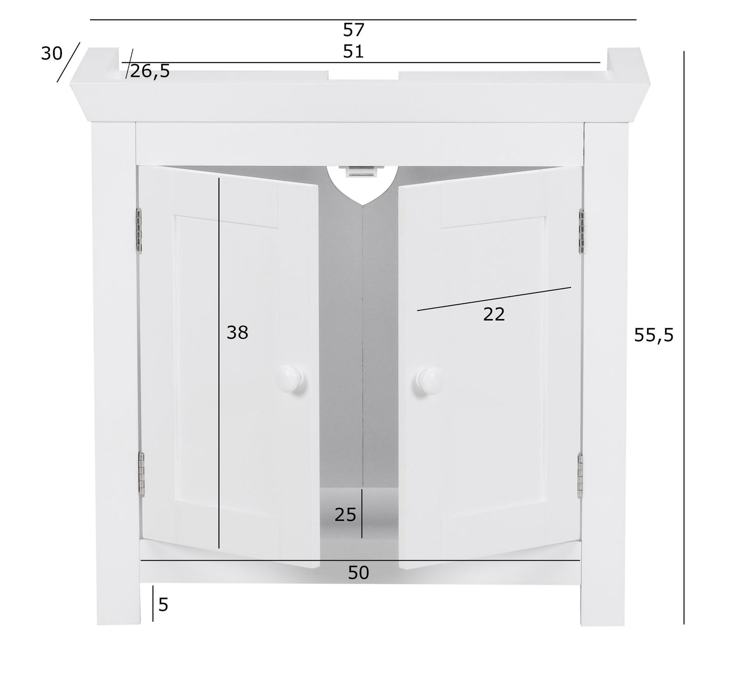 Mueble De Baño Sólido Y Duradero Modelo Wl1.350_3