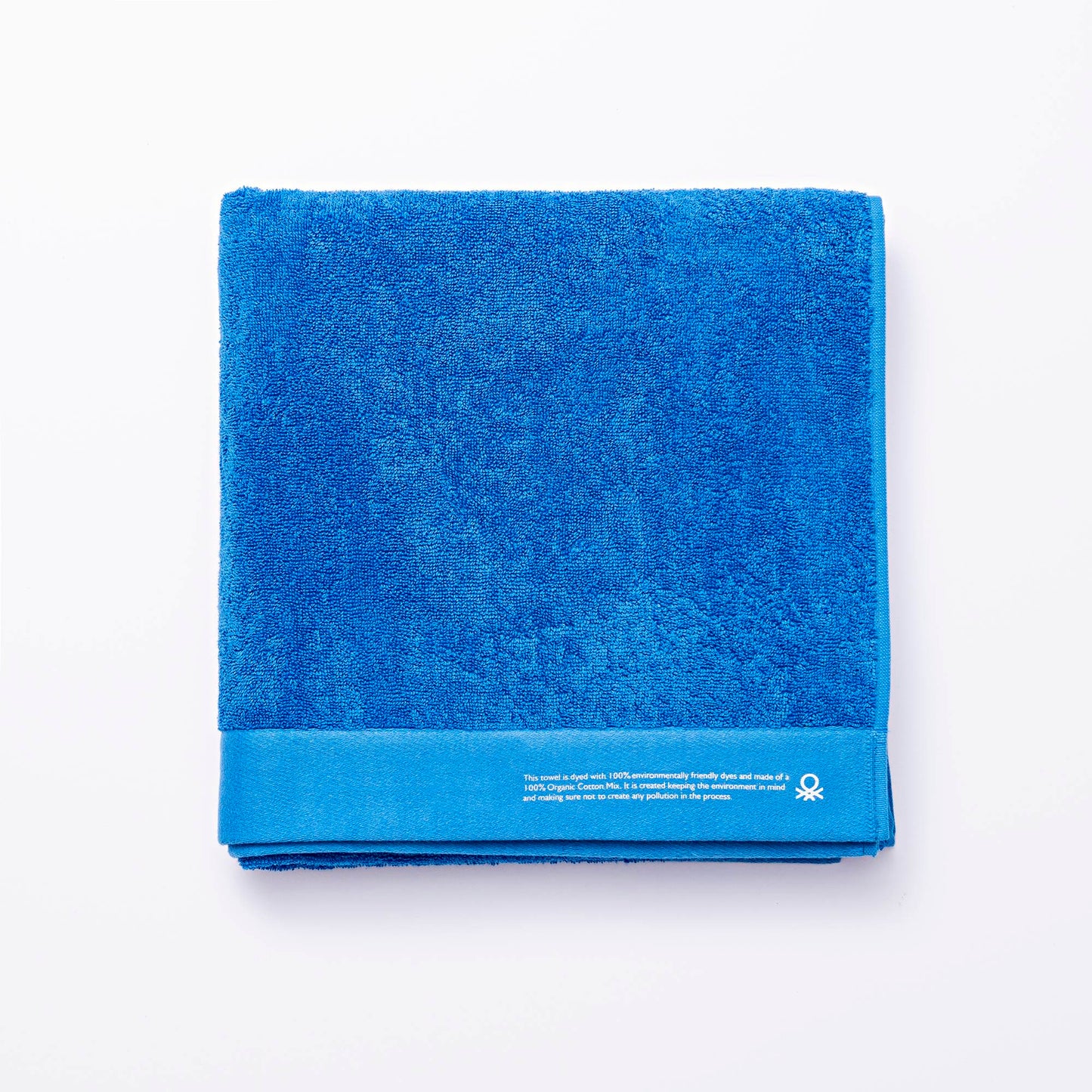 Toalla 90x150 Algodón Orgánico 450gsm Azul Benetton_0