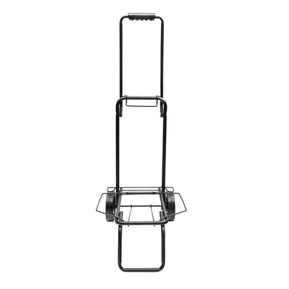 Carretilla Plegable Metalica De Carga - Porta Maletas Con Cuerda Elastica 93,5x33x44 Cm. Carro De Transporte 50 Kg._1