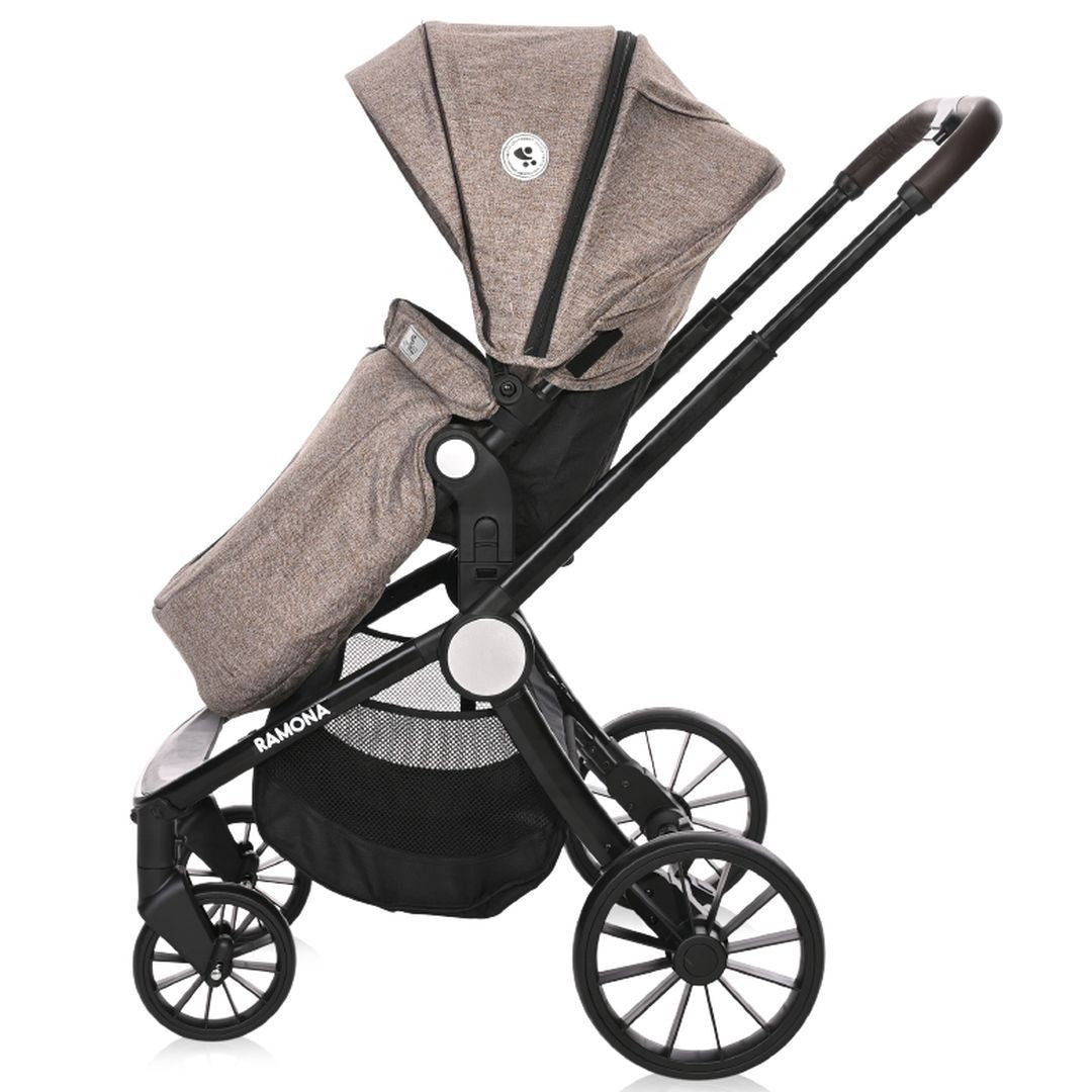 Carrito De Bebé Ramona Trío Capazo Duro Beige_2