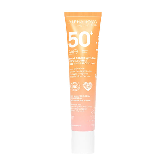 Solar anti edad y manchas spf50+ Alphanova 40g