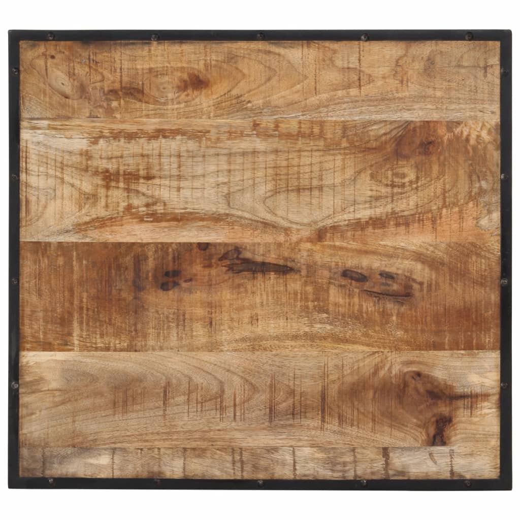 Mesa De Bar Madera Maciza De Mango Rugoso 60x55x107 Cm_4