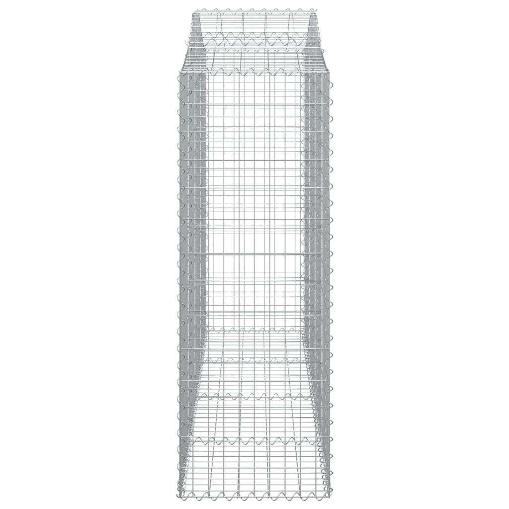 Cestas Gaviones 20 Uds Forma De Arco Hierro 200x50x140/160 Cm_4