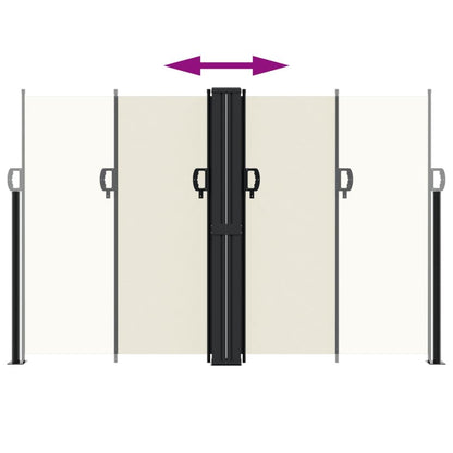 Vidaxl Toldo Lateral Retráctil Crema 160x600 Cm_4