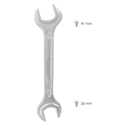 Llave Fija Plus Acero Cromo Vanadio 36x41 Din 3110. Llave Fija, Llave Fija Doble_1