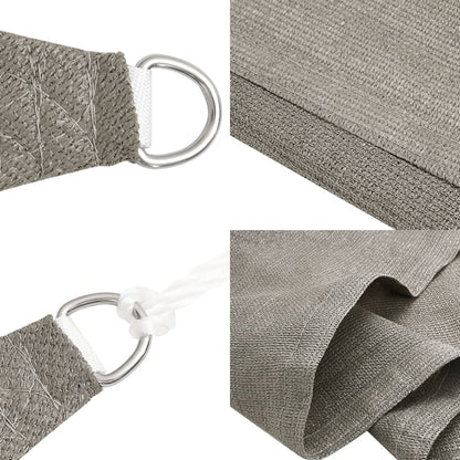 Toldo De Vela Rectangular Hdpe Gris Claro 160 G/m² 4x5 M_4