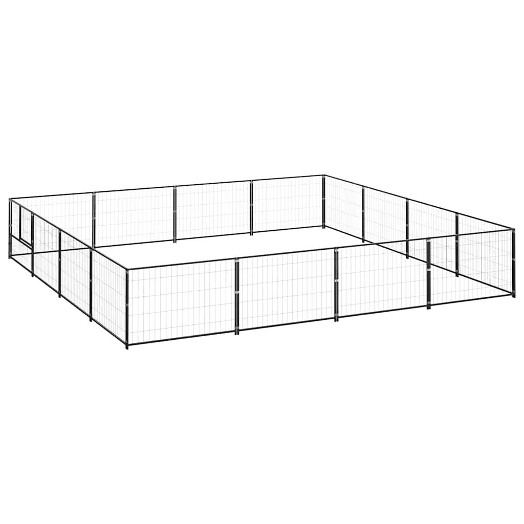 Perrera Acero 16 M² Negra_0