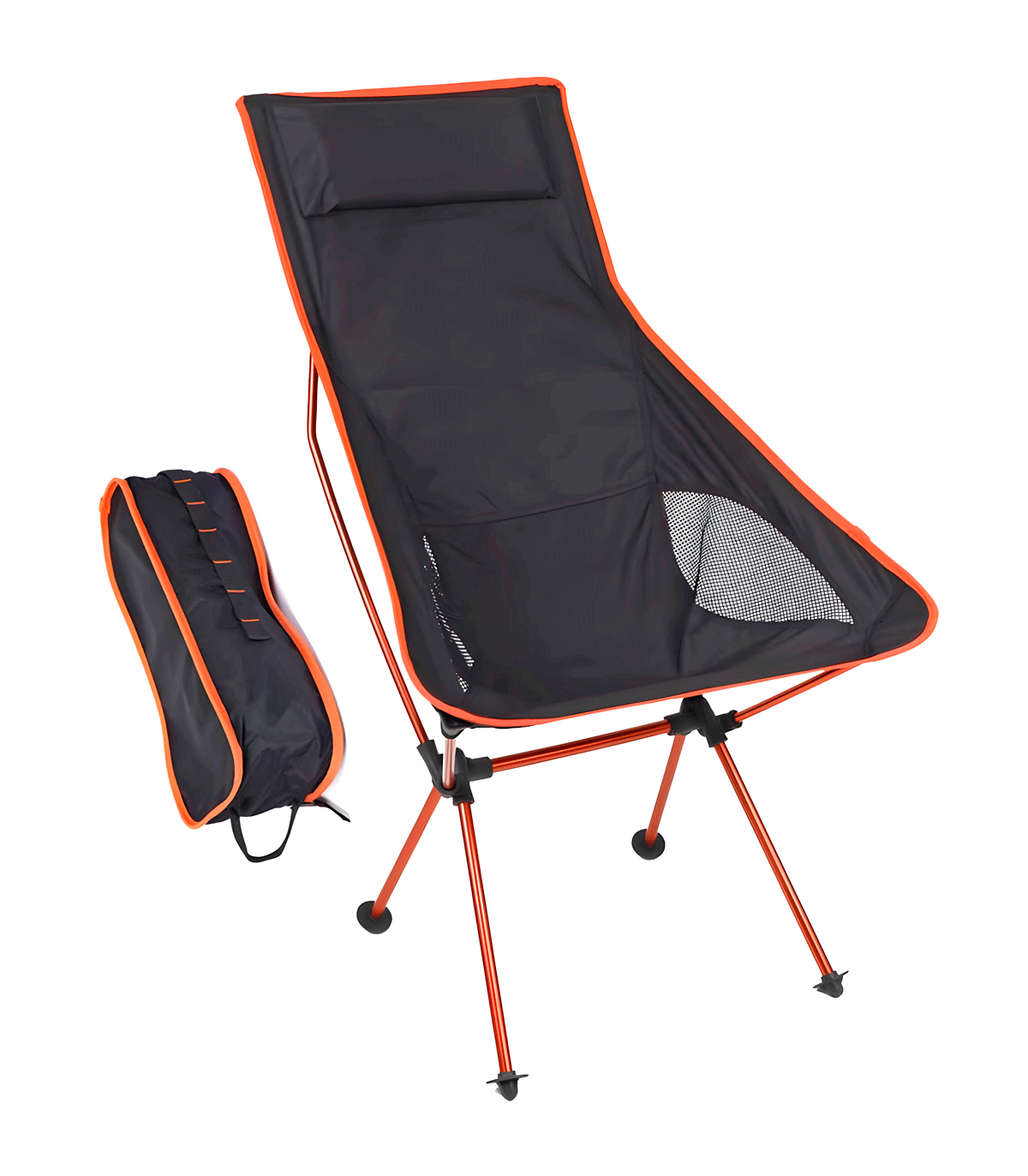 Silla Ultraligera Respaldo Alto Desmontable Aluminio_0