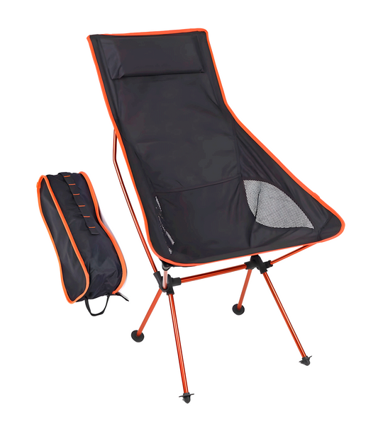 Silla Ultraligera Respaldo Alto Desmontable Aluminio_0