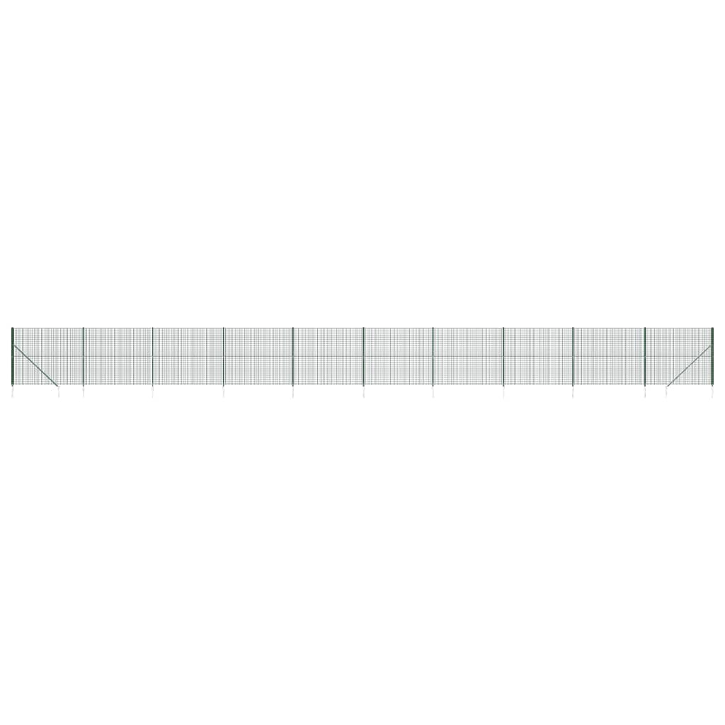 Cerca De Alambre Con Pinchos De Anclaje Verde 2x25 M / Vetonek_2