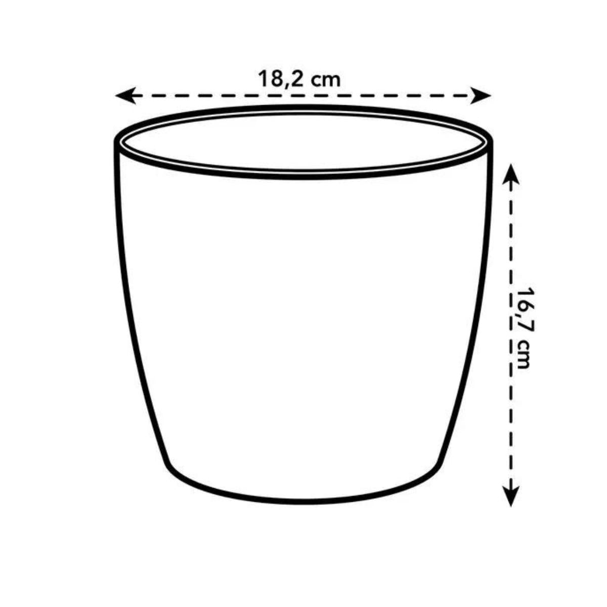 Macetero reciclado Coffee Collection Round Elho 18 cm