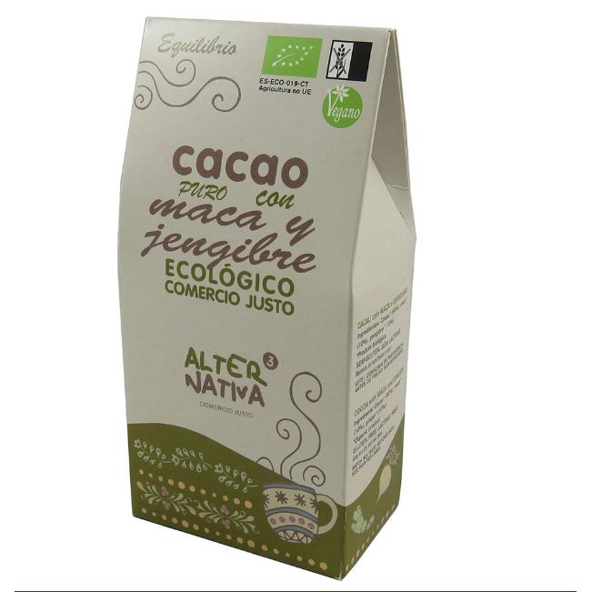 Cacao Puro Equilibrio con Maca y jengibre Alternativa 125 g