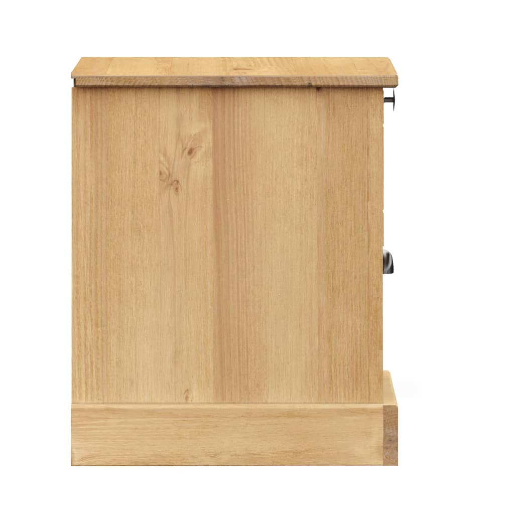 Mesita De Noche Vigo Madera Maciza De Pino 42x35x42 Cm_4