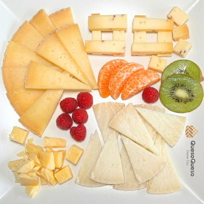 Caja De Quesos | Queso Manchego, Payoyo, Mahon Y Castellano Con Trufa | Regalo Pareja "díselo Con Quesos"_2