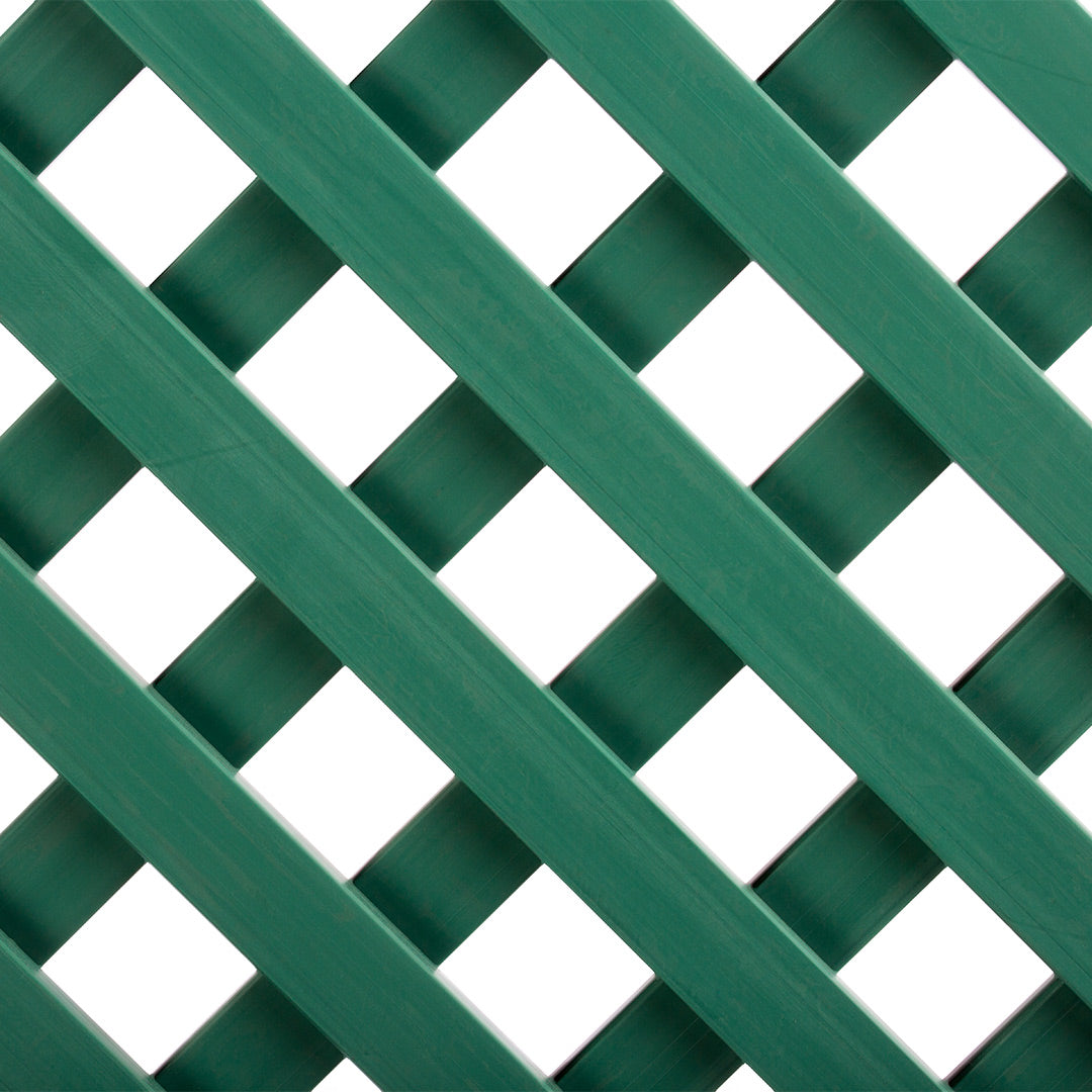 Celosía Pvc 18mm Verde - Decoración Y Separación De Ambientes 0,6x1,2 M / Color_0